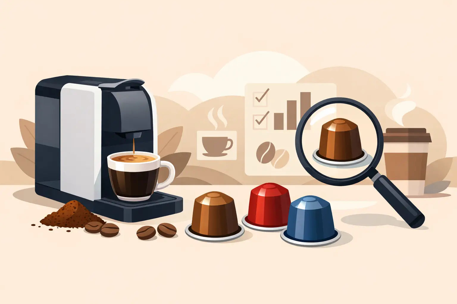 Guía de café en cápsulas: elegir mejor