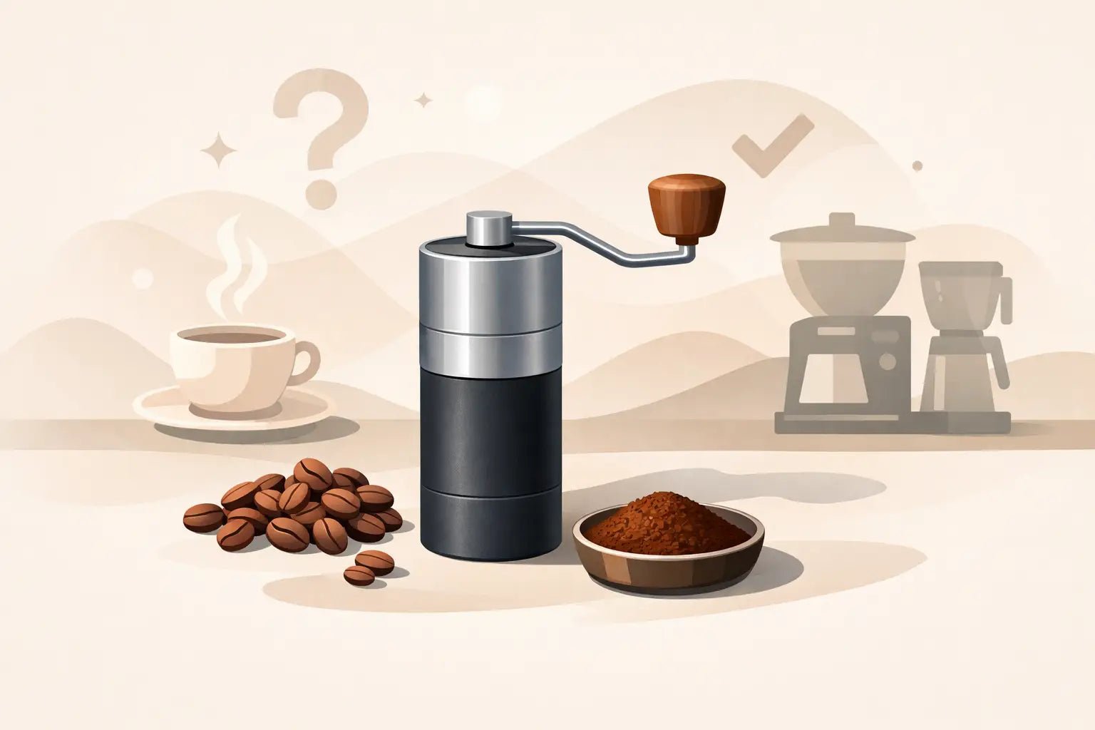 Reseña de molino manual para café: vale o no - Blackdrop Coffee