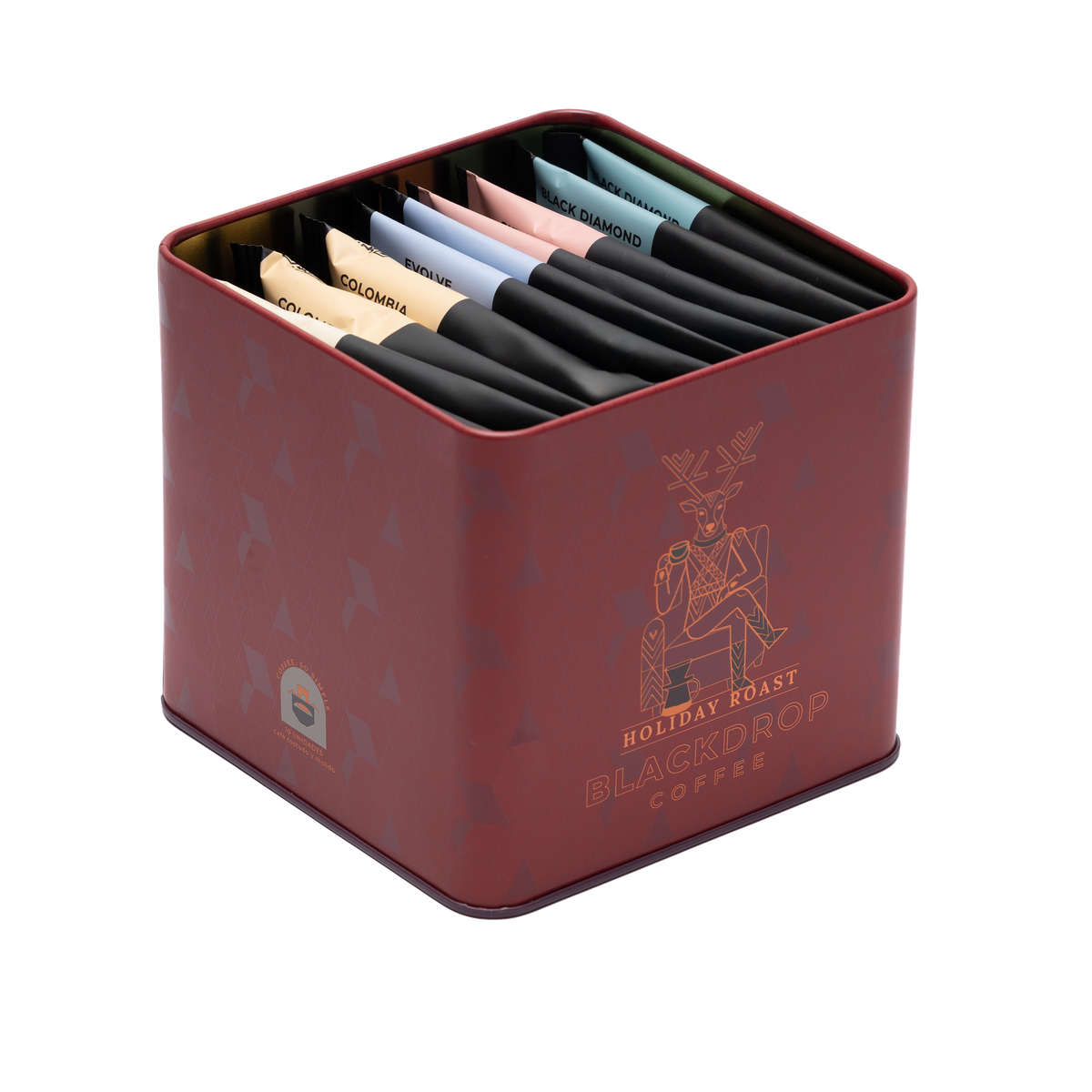 CAJA 10 DRIP NAVIDAD ROJO