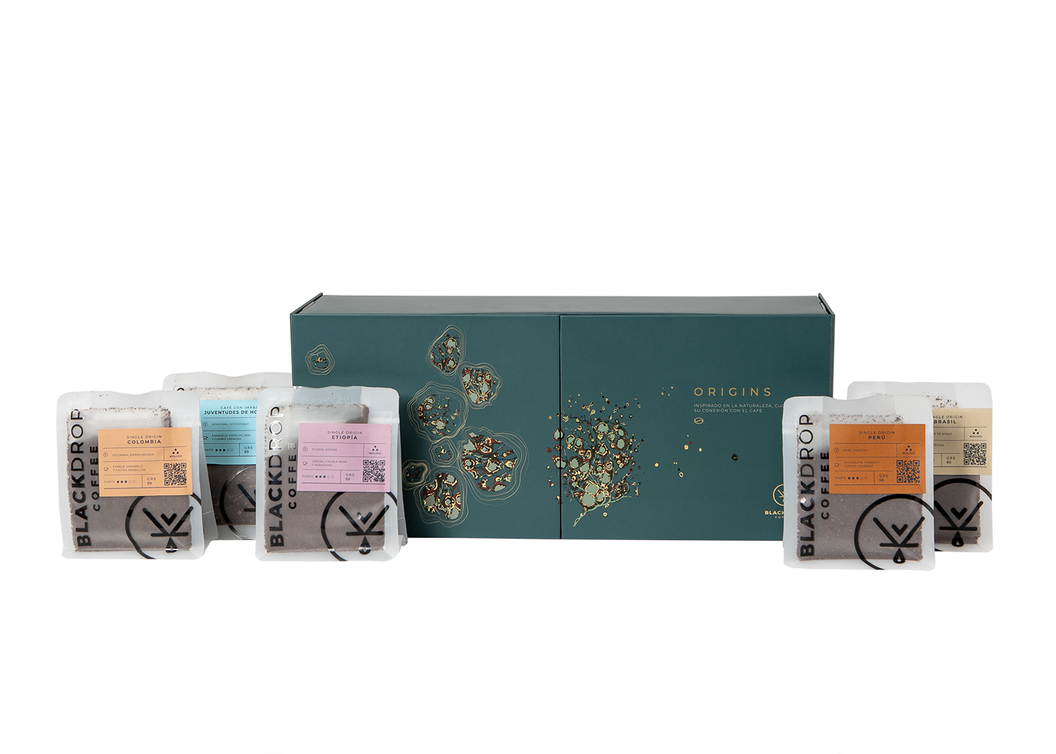 Pack 5 Doypacks Single Origin Molido