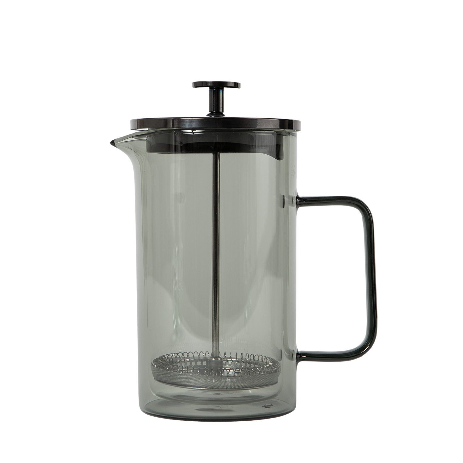 PRENSA FRANCESA DOBLE VIDRIO SMOKE 600 ML