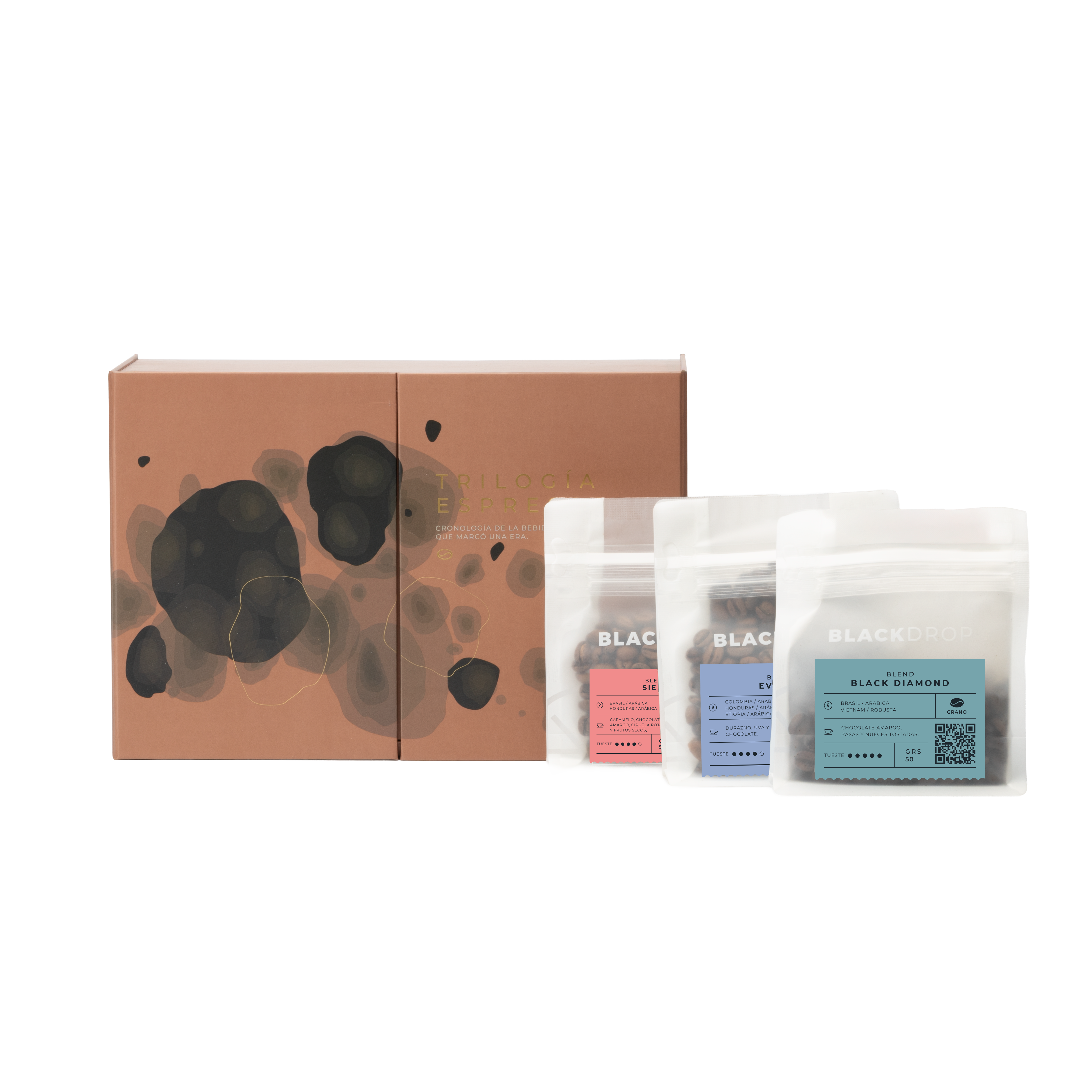 Pack 3 Doypacks Espresso Grano