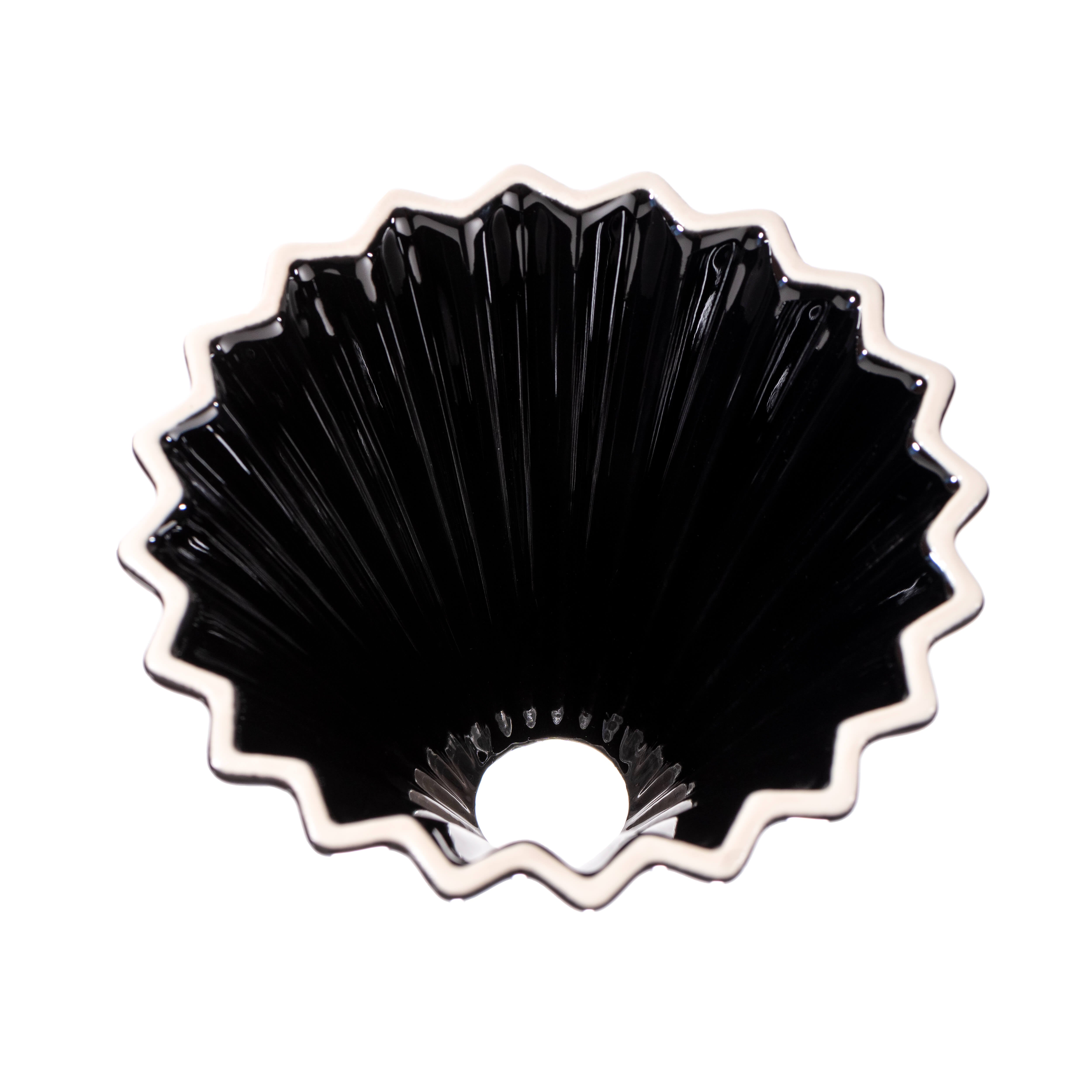 ORIGAMI CERAMICA NEGRO - Blackdrop