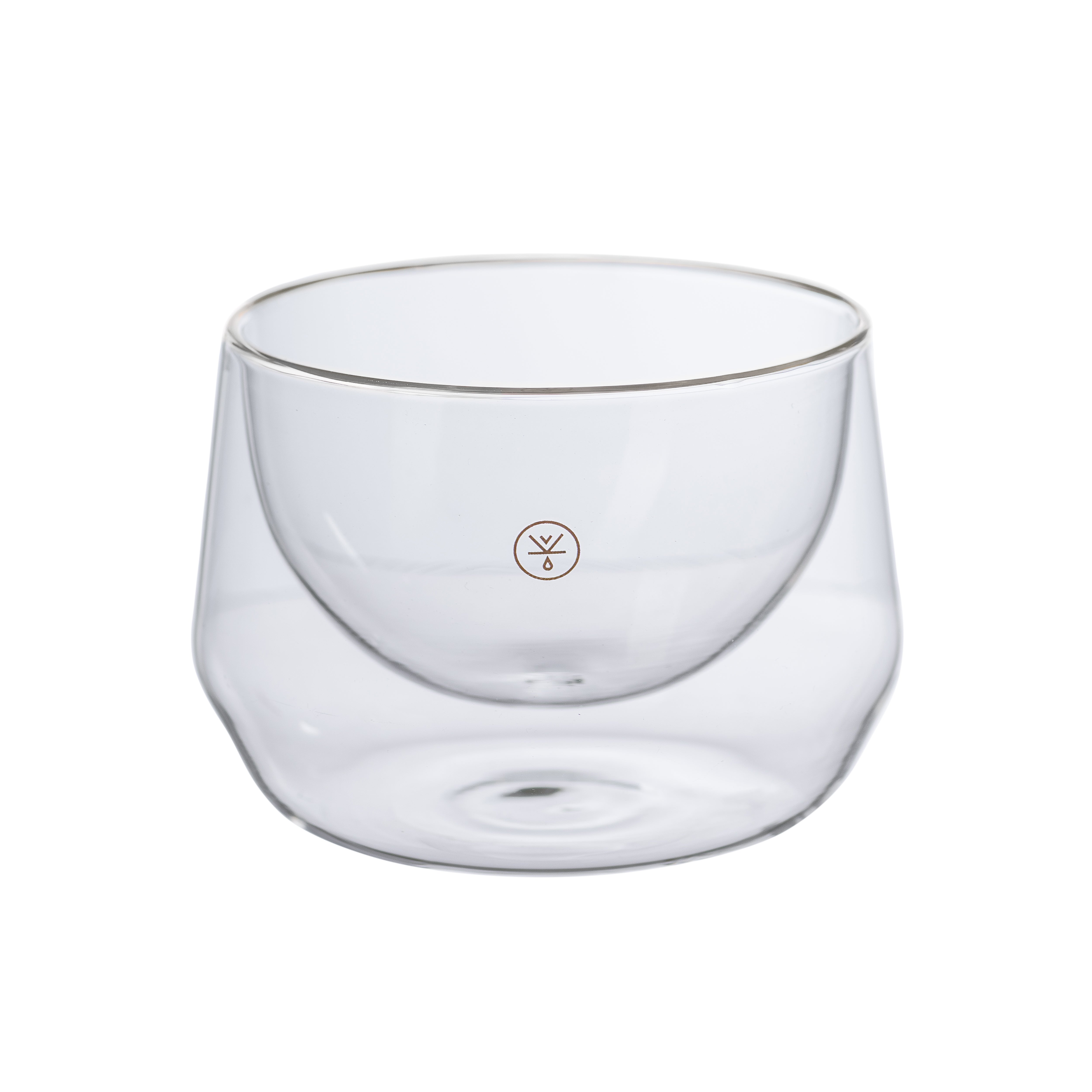 Set 2 tazas doble vidrio 150 ml Geometric - Blackdrop