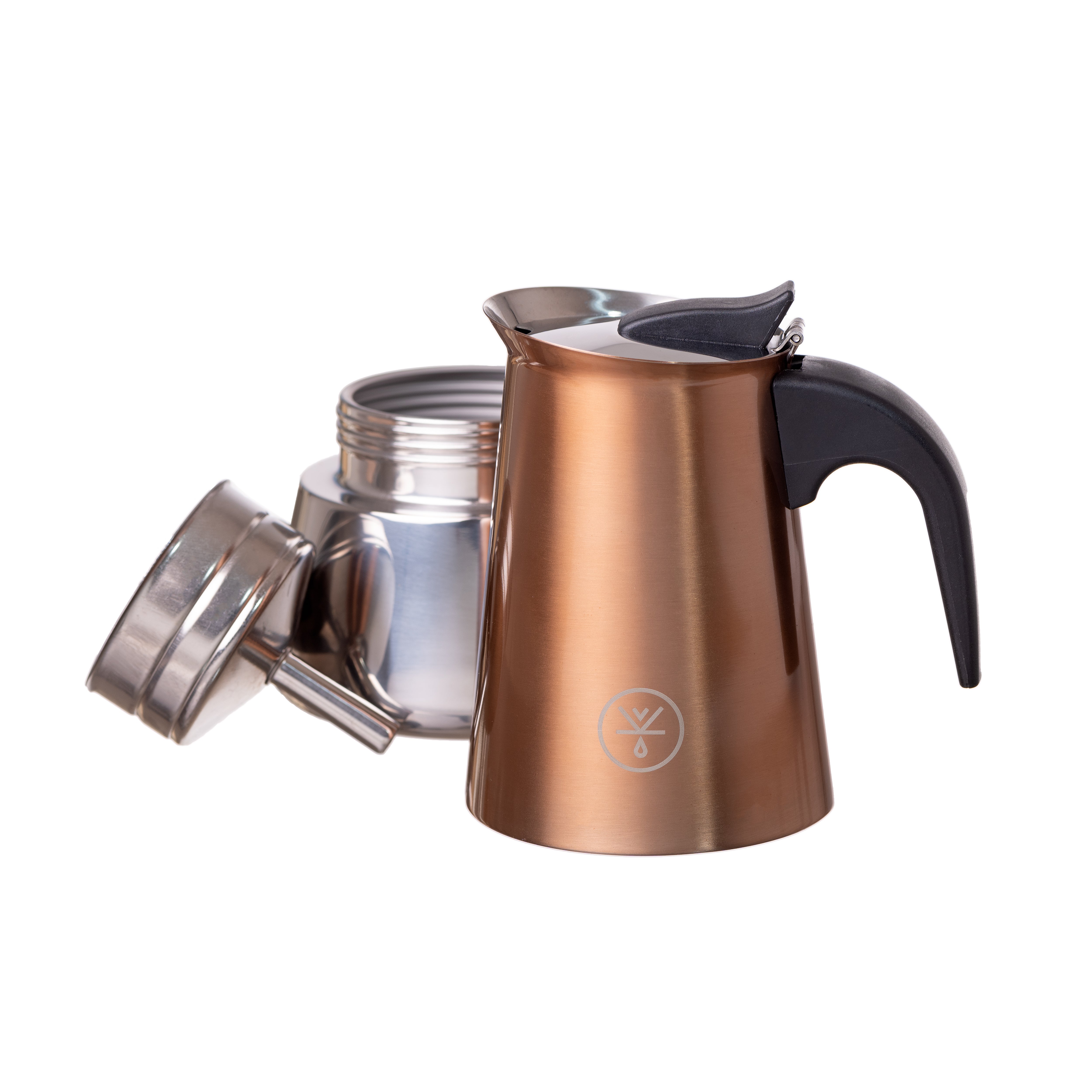 Cafetera Moka Italiana 6 tazas - Blackdrop