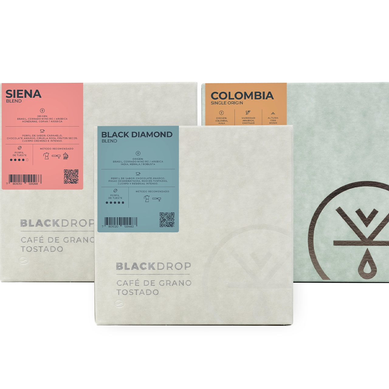PACK CAFE INTENSOS GRANO KILO - Blackdrop