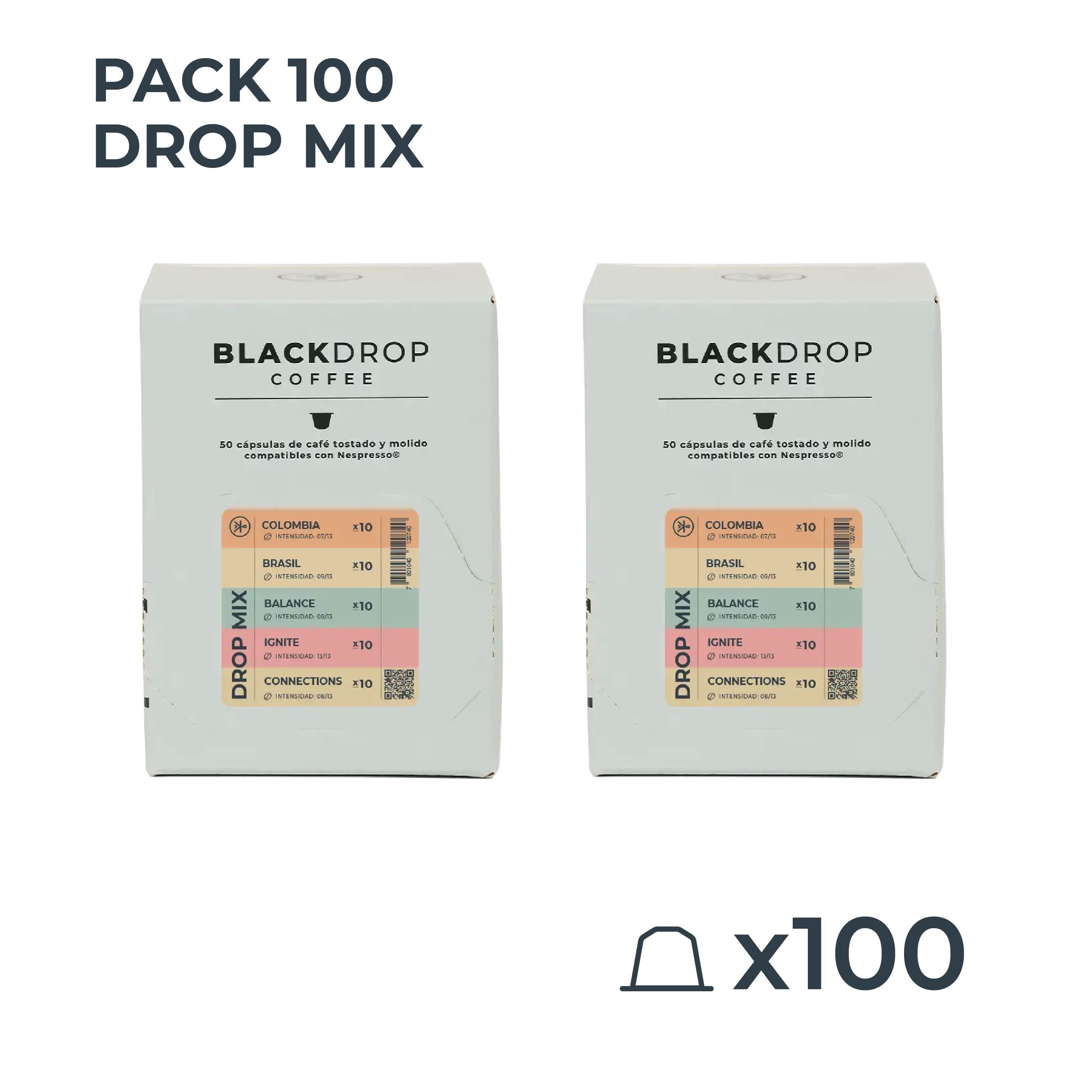 Pack 100 Capsulas Drop Mix