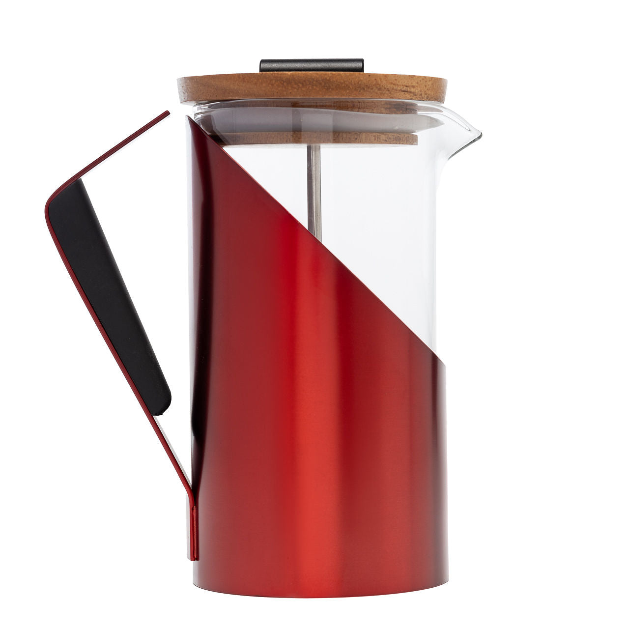 Cafetera prensa francesa 800 ml roja DHPO - Blackdrop
