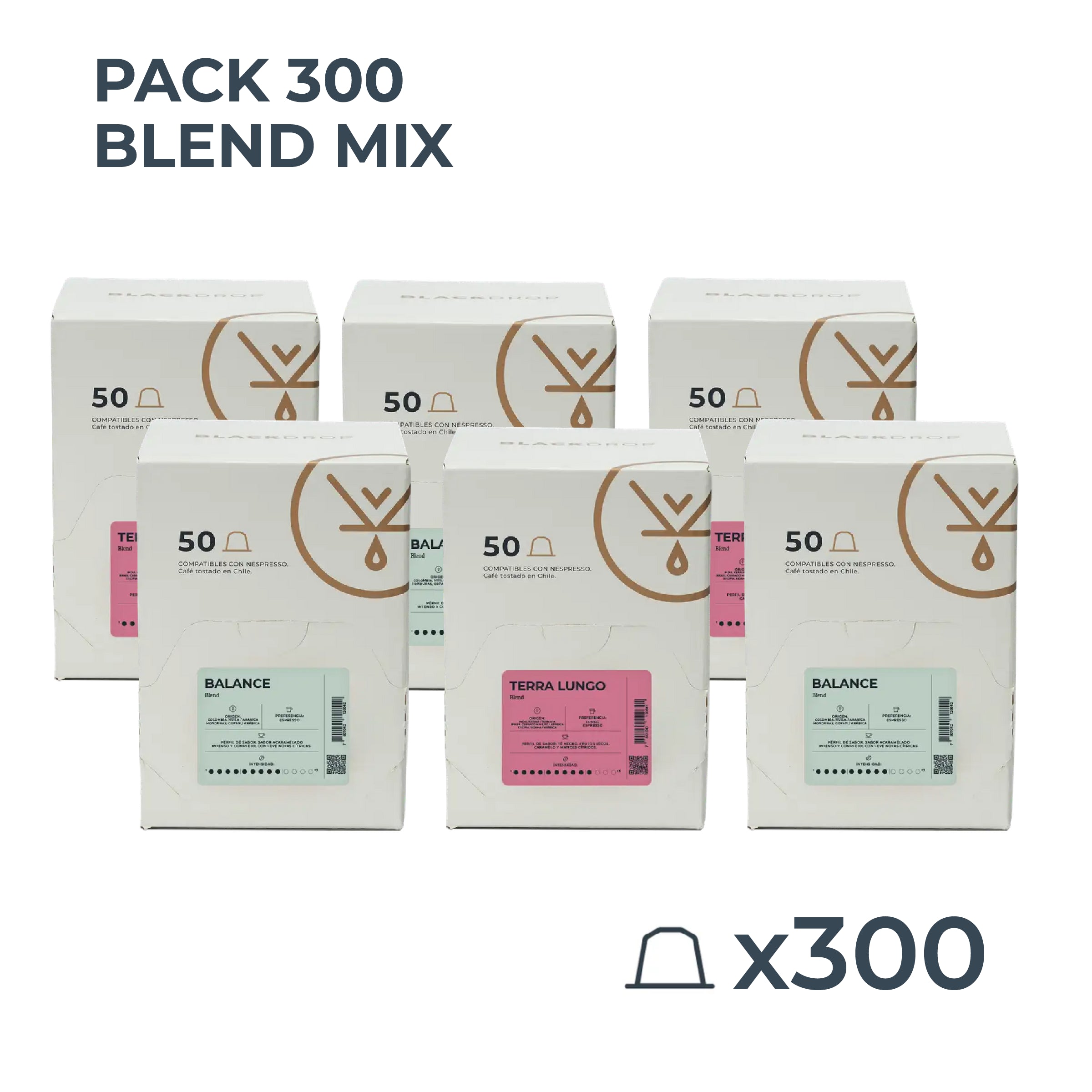 PACK 300 cápsulas Blend Mix