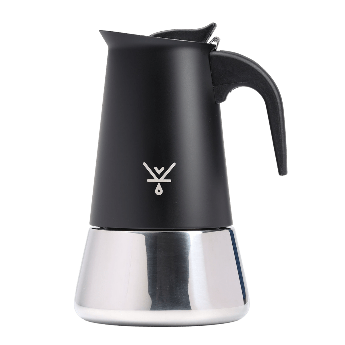 Cafetera Moka Italiana 6 tazas Plata – Blackdrop Coffee