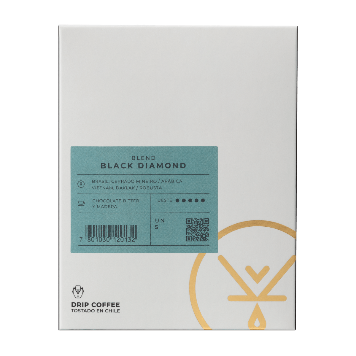 Caja 5 Drip Coffee Black Diamond - Blackdrop Coffee