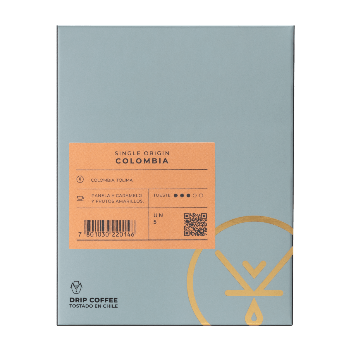 Caja 5 Drip Coffee Colombia - Blackdrop Coffee