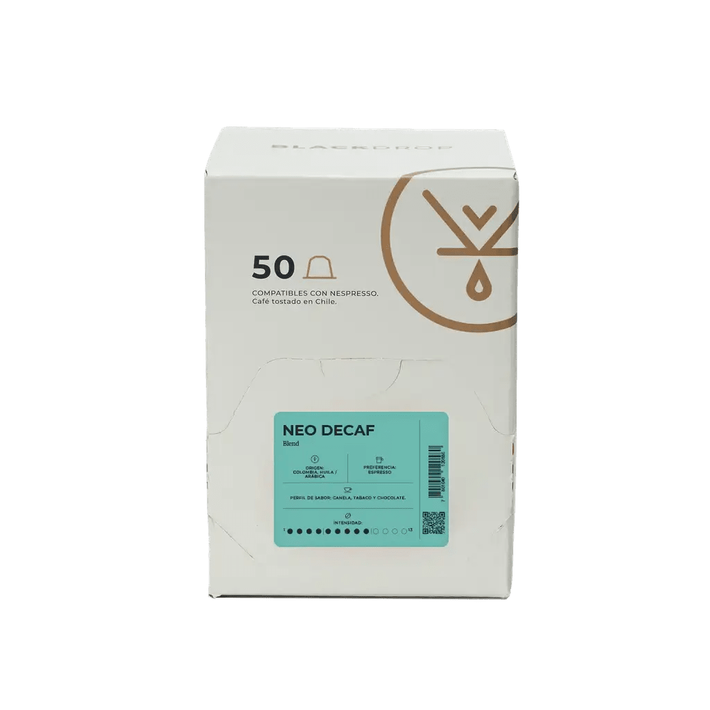 Cápsulas de café Neodecaf - Blackdrop Coffee