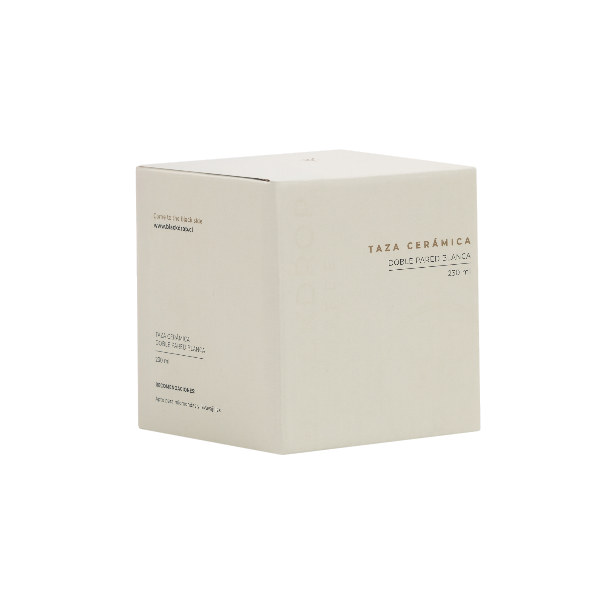 Taza Cerámica Cappuccino 230 ML Blanco