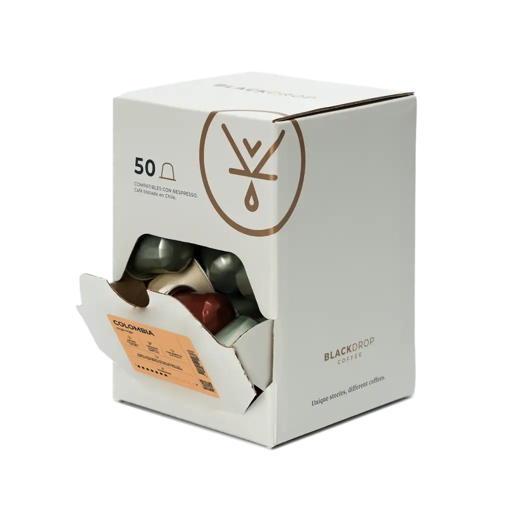Cápsulas de café Colombia - Blackdrop