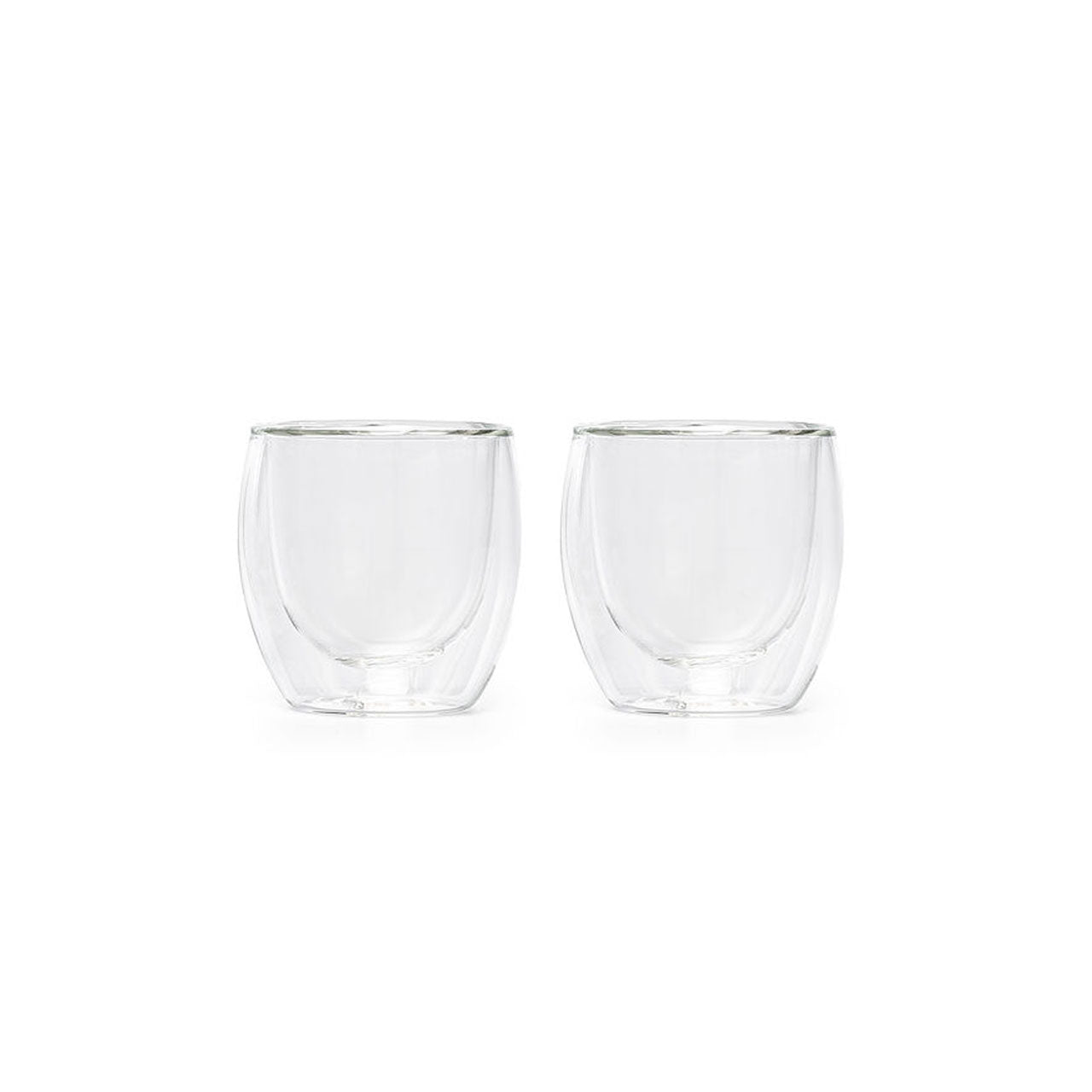 Set 2 tazas espresso doble vidrio 80 ml - Blackdrop