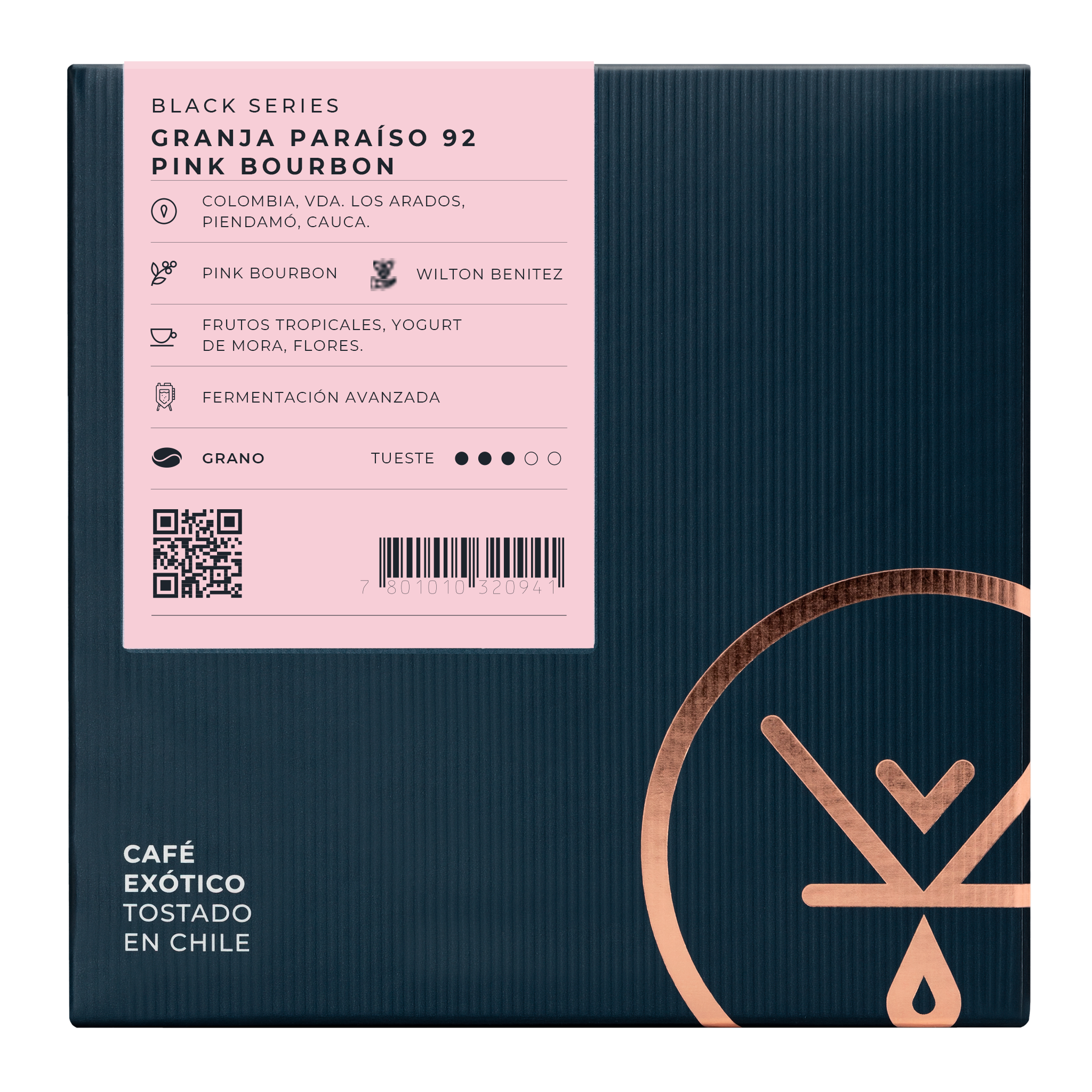Colombia Granja Paraiso Pink Bourbon - Blackdrop