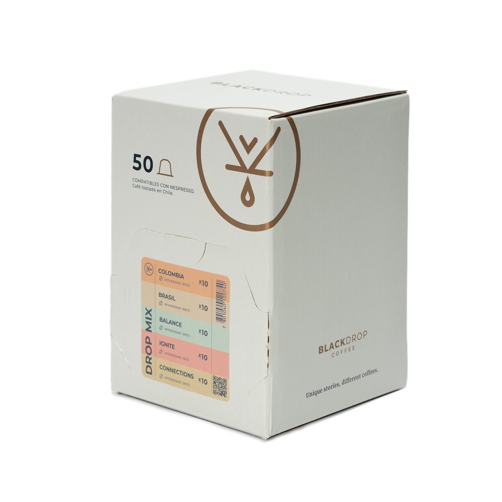 Pack 50 Cápsulas de café Dropmix - Blackdrop