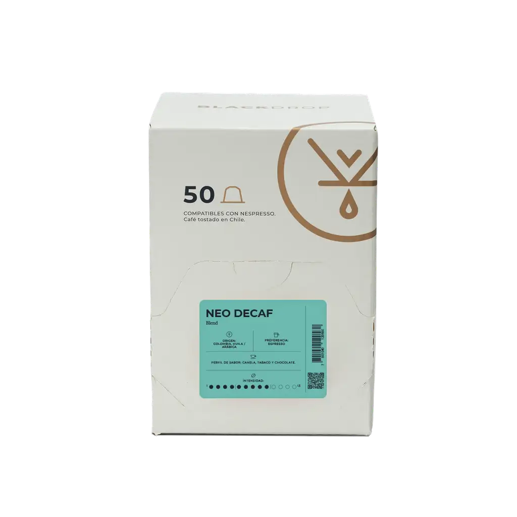 Cápsulas de café Neodecaf - Blackdrop