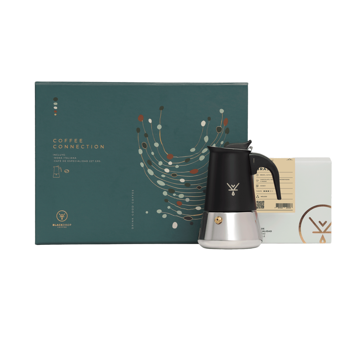 Pack Moka Brasil Molido - Blackdrop Coffee