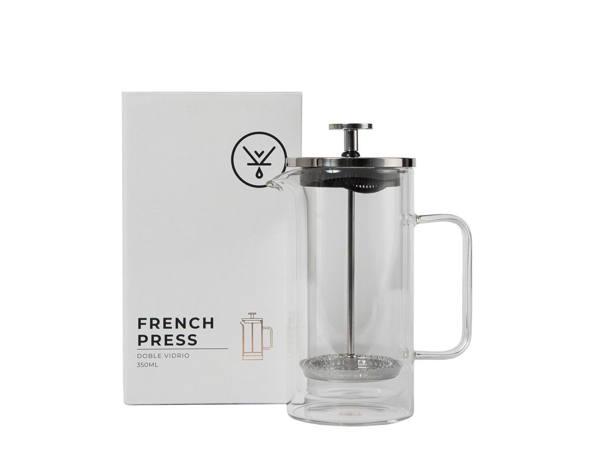 Prensa Francesa Doble Vidrio 350 ML - Blackdrop Coffee