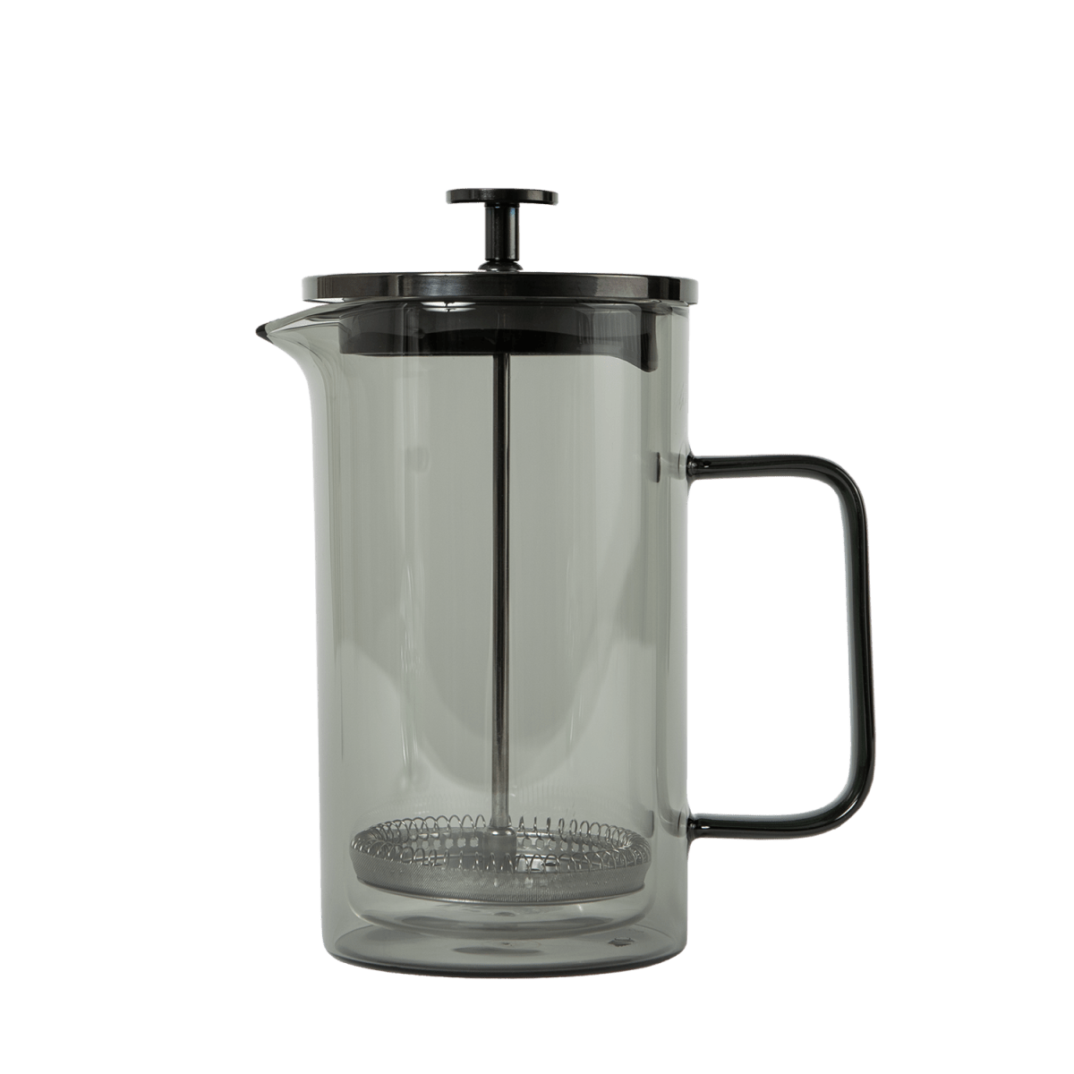 Prensa Francesa Doble Vidrio Smoke 600 ML - Blackdrop Coffee