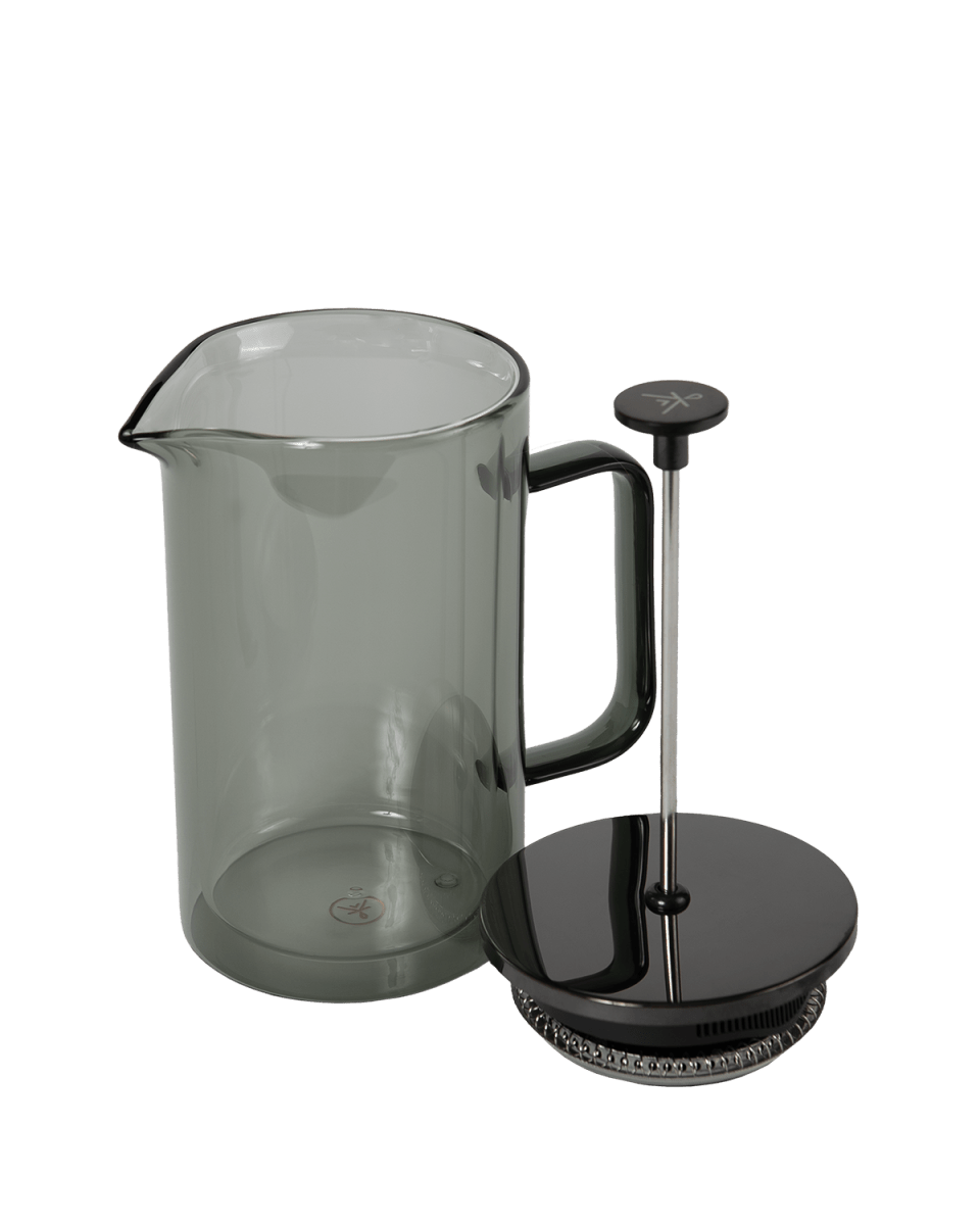 Prensa Francesa Doble Vidrio Smoke 600 ML - Blackdrop Coffee