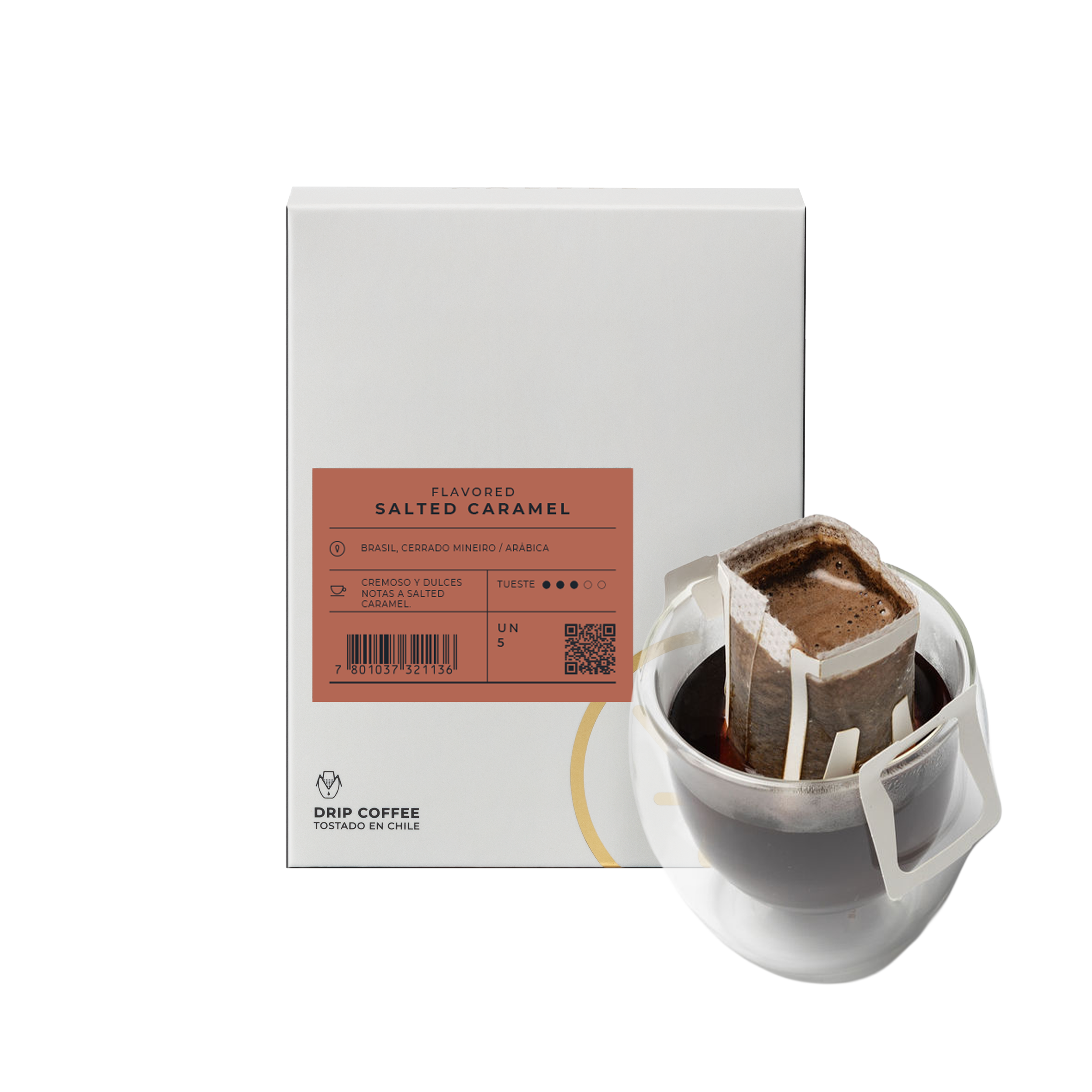 Caja 5 Drip Coffee Salted Caramel - Blackdrop