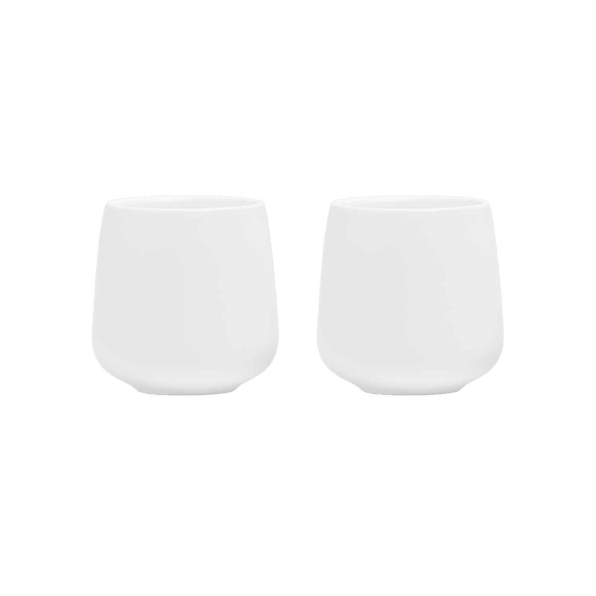 Set 2 Tazas Cerámica Espresso 80 ML Blanco - Blackdrop Coffee