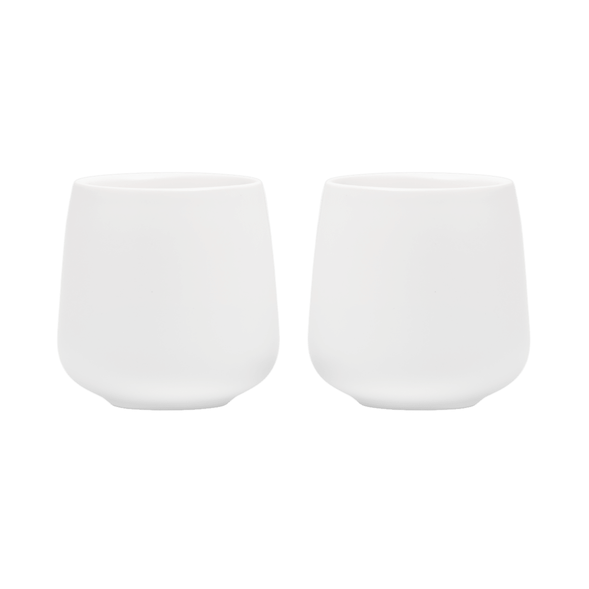 Set 2 Tazas Cerámica Lungo 150 ML Blanco - Blackdrop Coffee