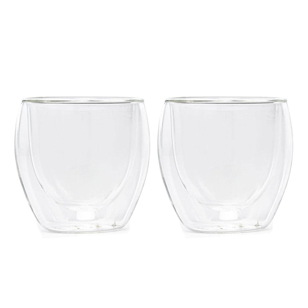 Set 2 Tazas Doble Vidrio 250 ML - Blackdrop Coffee