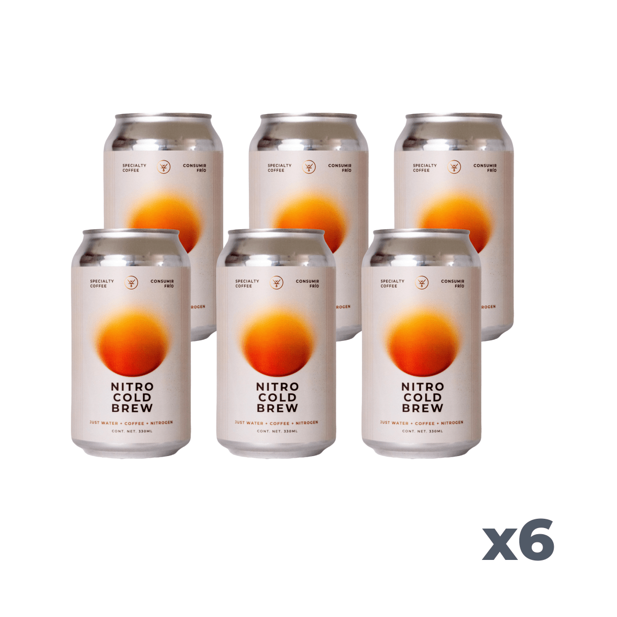 Six Pack Nitro Cold Brew - Blackdrop Coffee