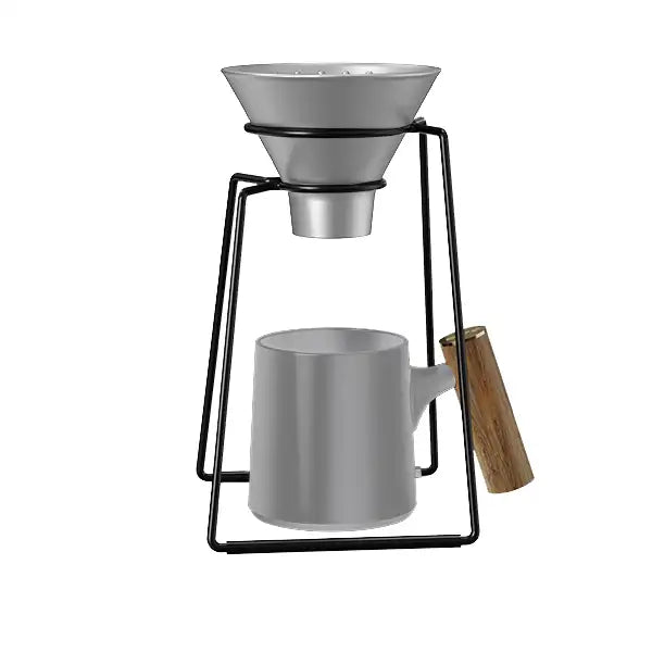 Set cafetera V60 taza 450ML Gris - Blackdrop
