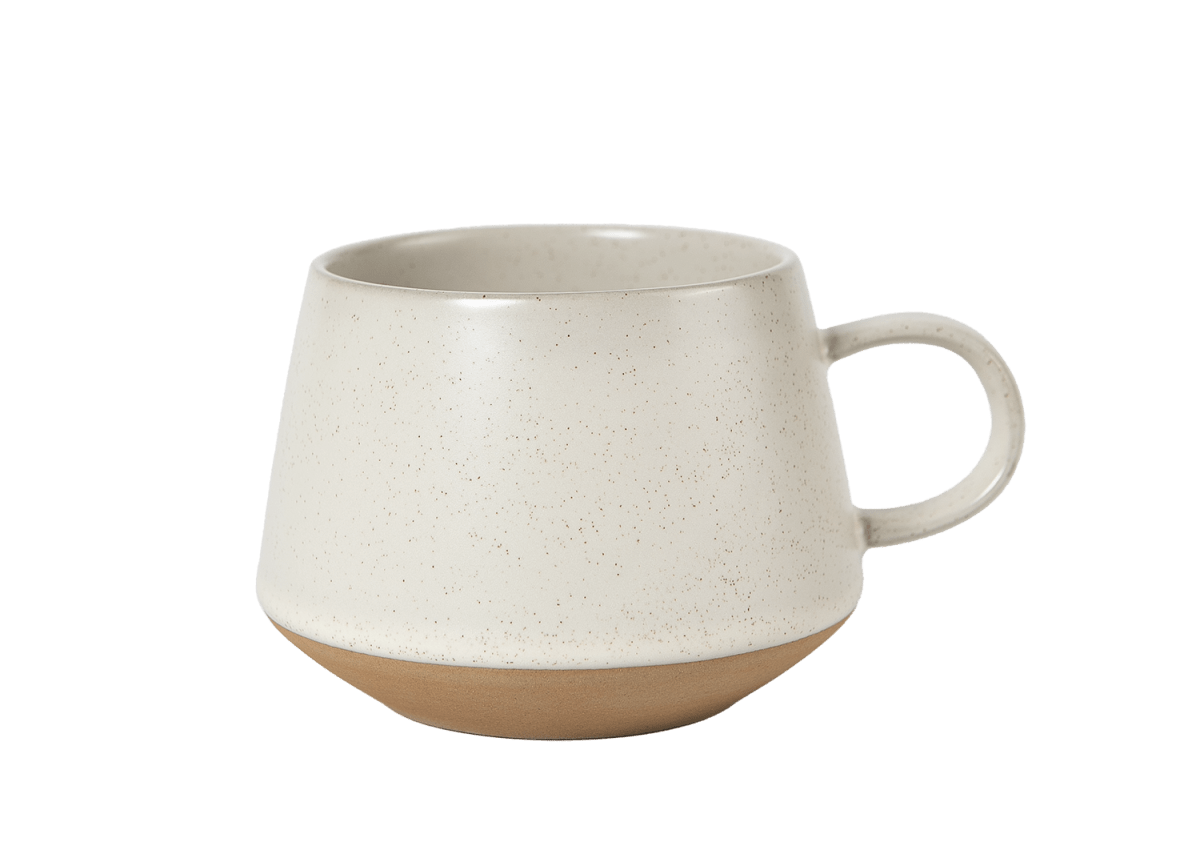 Taza Cerámica Crema con Aza 300 ML - Blackdrop Coffee