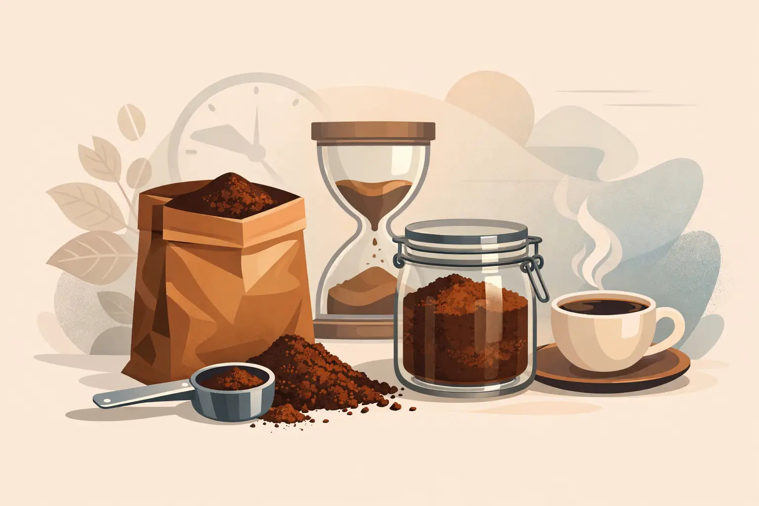 Cuánto dura el café molido abierto