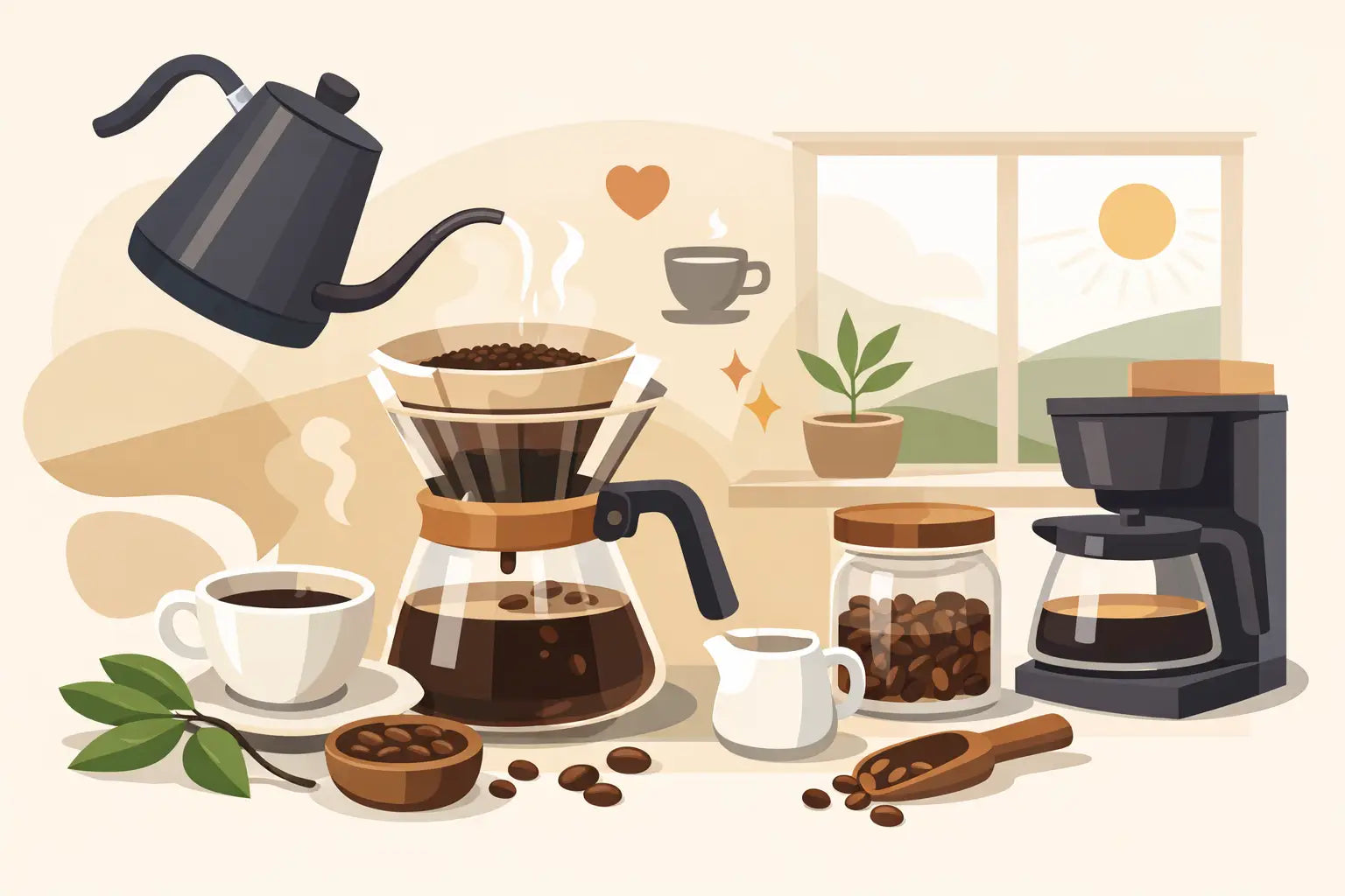 Beneficios del café filtrado en casa