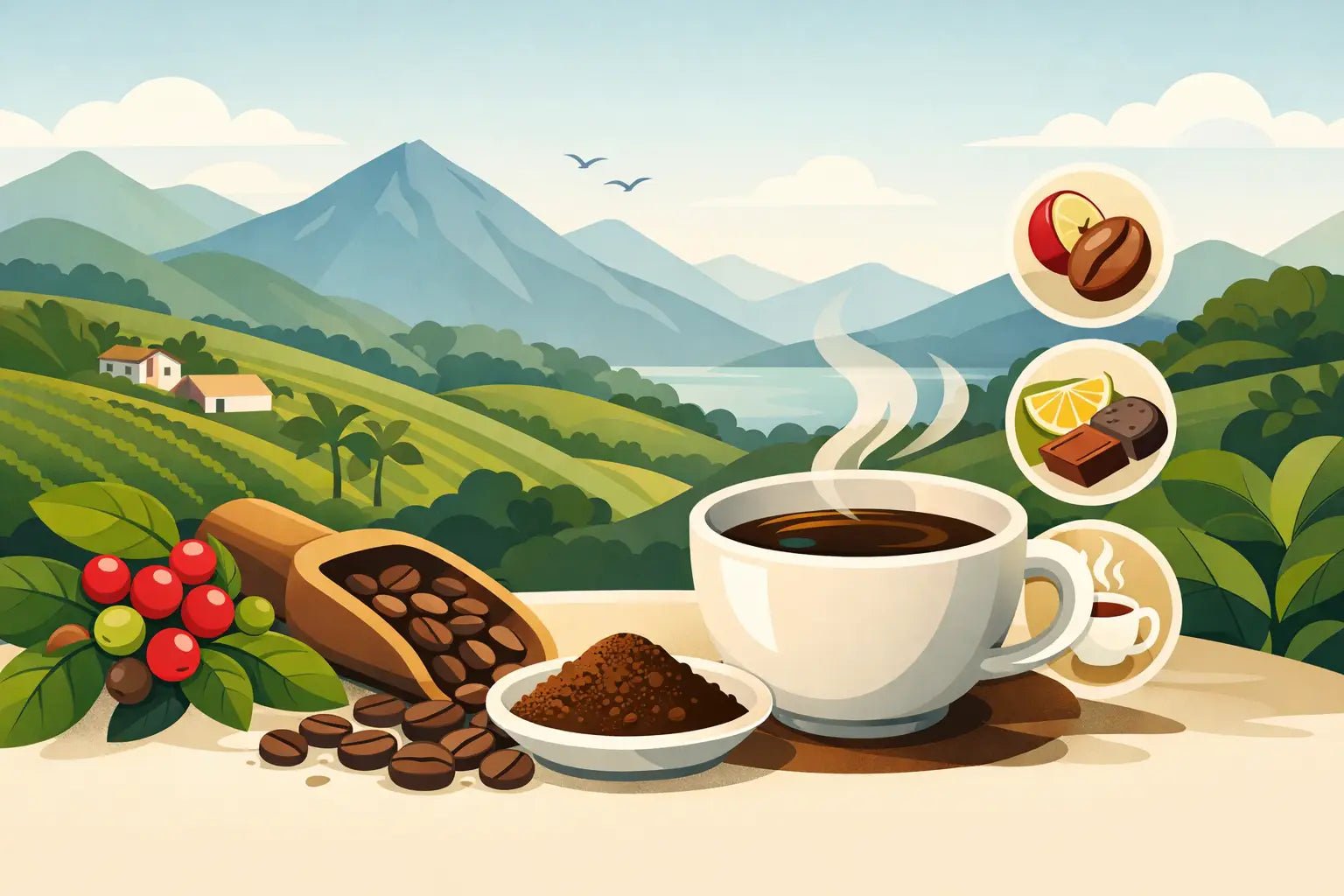 Café de Honduras: notas y perfil en taza - Blackdrop Coffee