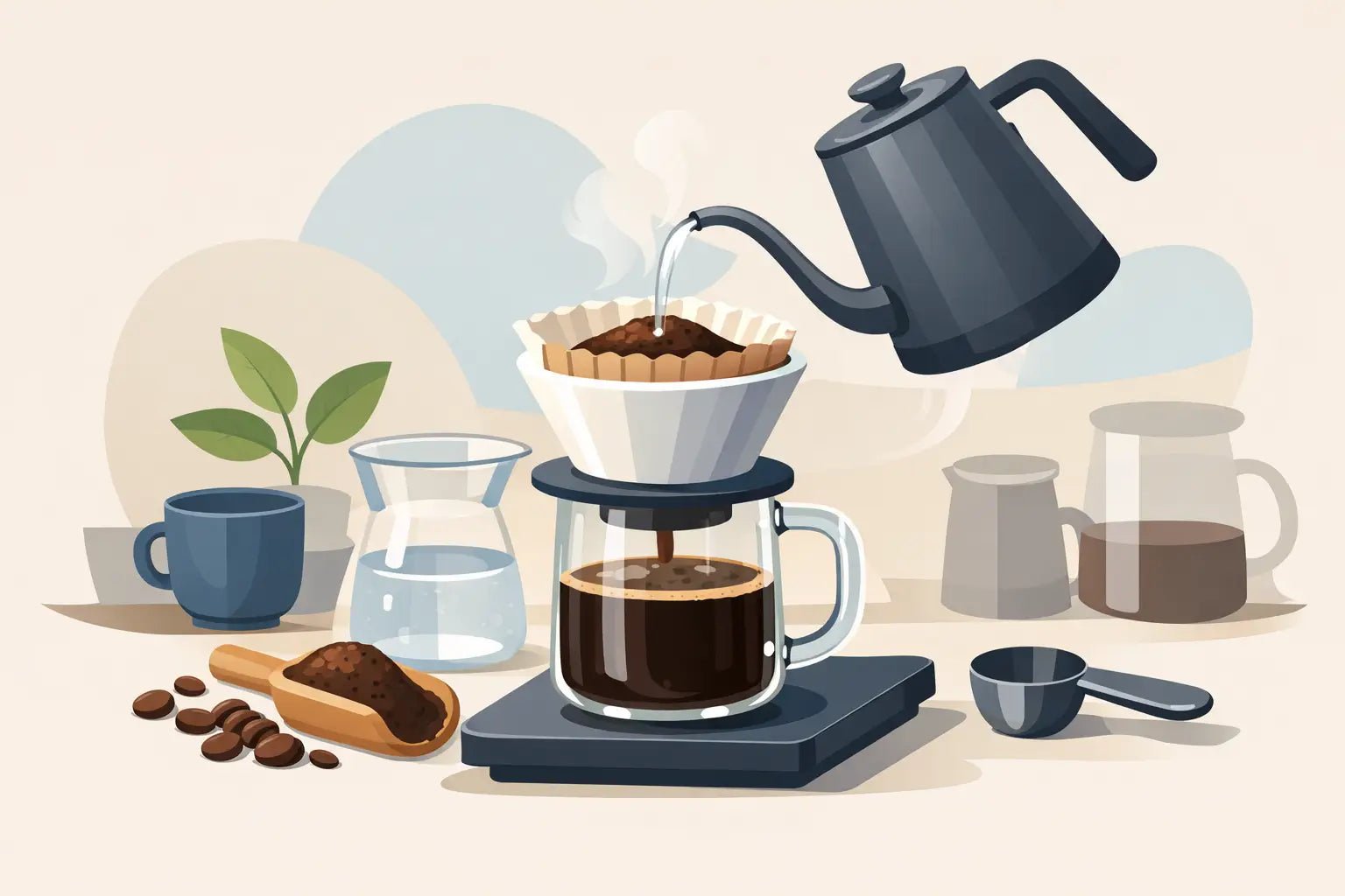Cómo preparar café filtrado individual bien - Blackdrop Coffee