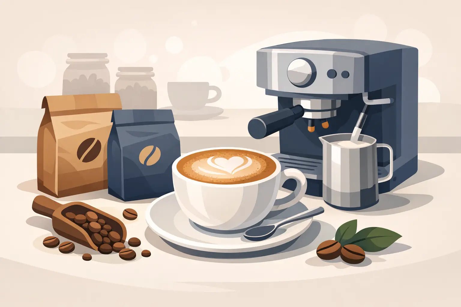 Qué café usar para cappuccino y acertar - Blackdrop Coffee