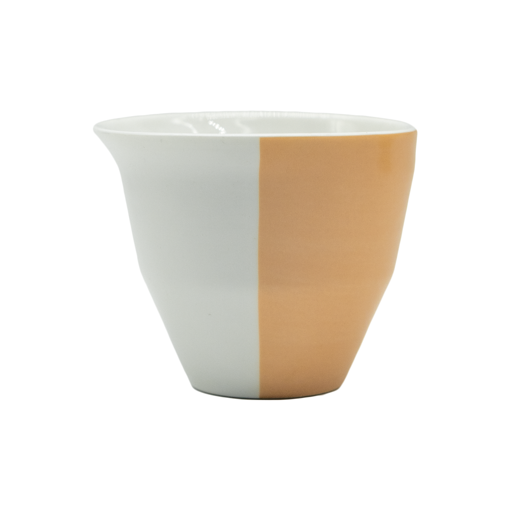Taza 2-WayCup Barista Series 120 ml naranja para cortado y espresso doble, doble borde
