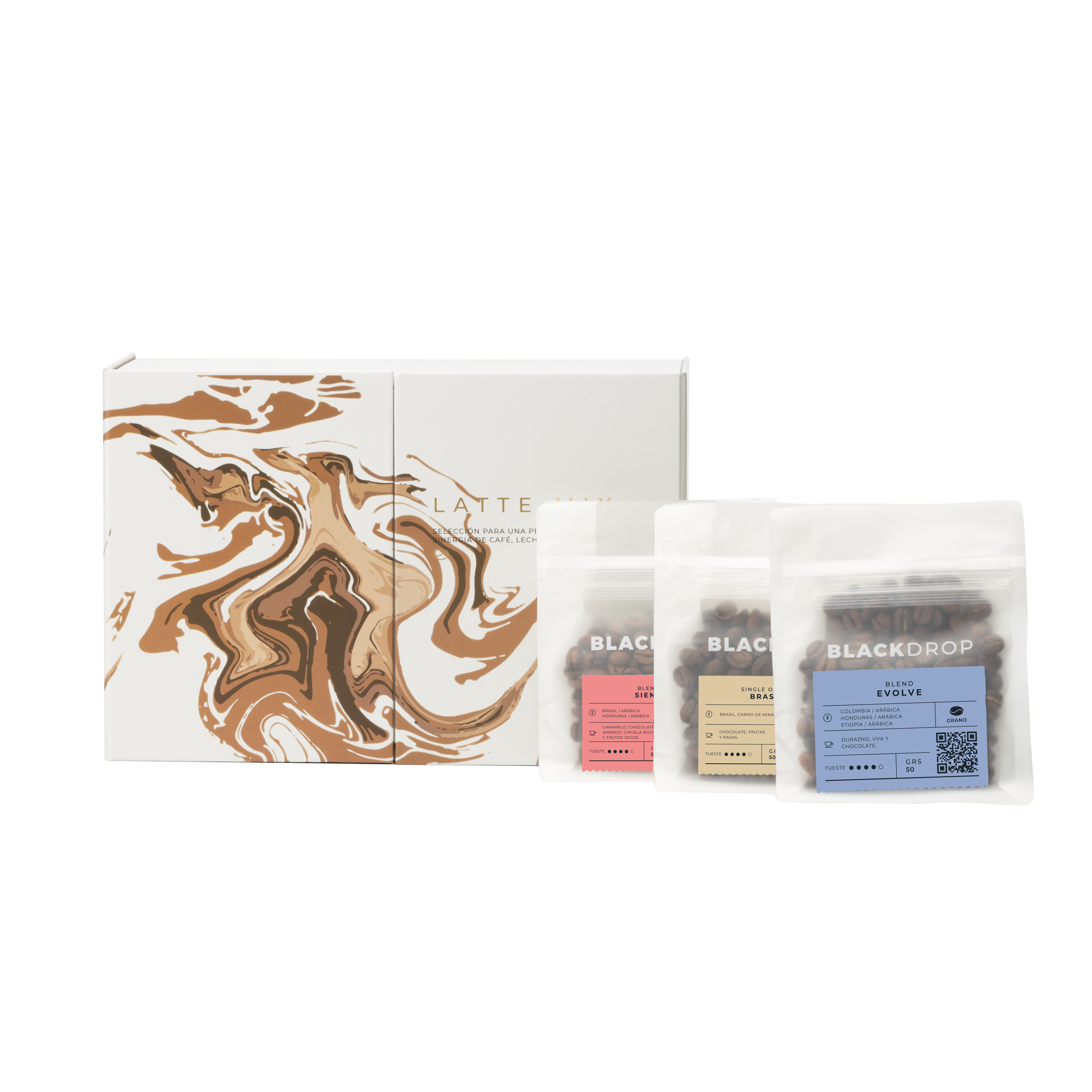 Pack 3 Doypacks Latte GRANO