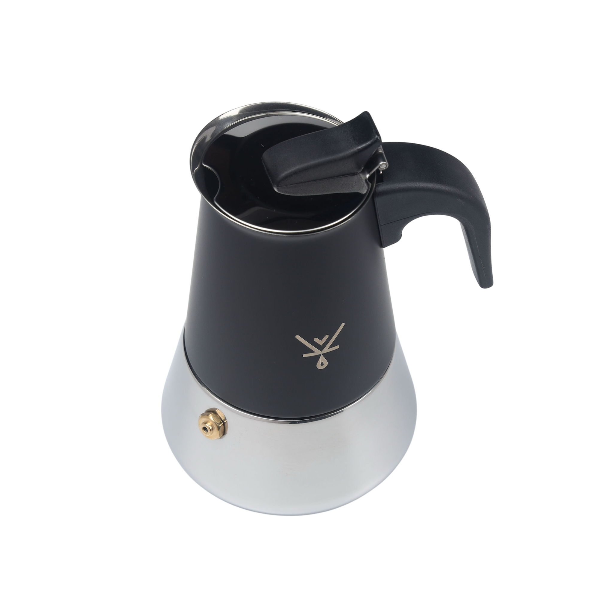 Cafetera Moka Italiana 2 tazas Plata