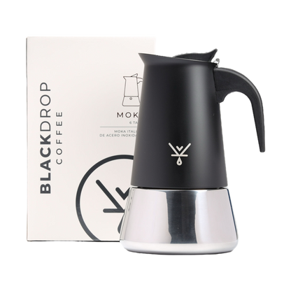 Cafetera Moka Italiana 6 tazas Plata