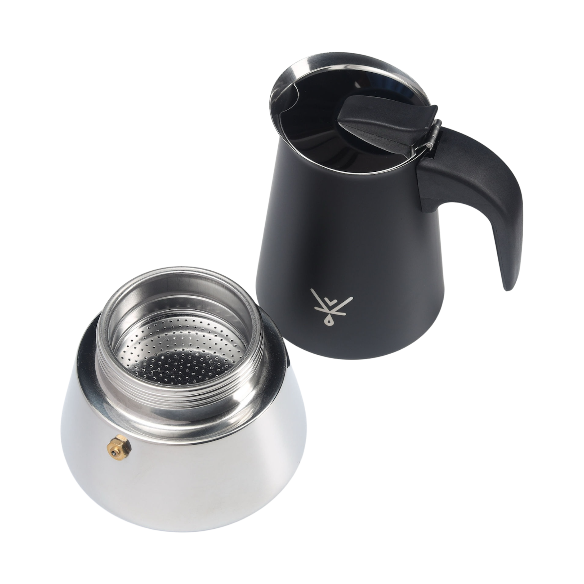 Cafetera Moka Italiana 6 tazas Plata