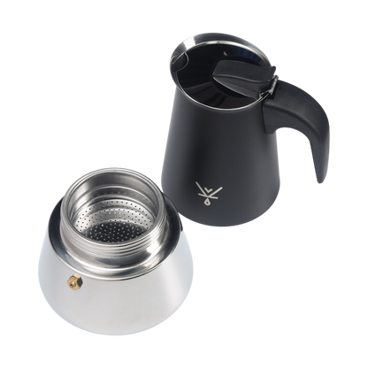 Cafetera Moka Italiana 6 tazas Plata