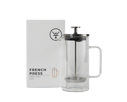 Prensa Francesa Doble Vidrio 350 ML - Blackdrop