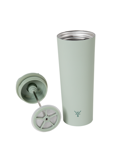 Prensa Francesa Portatil Verde 450 ml