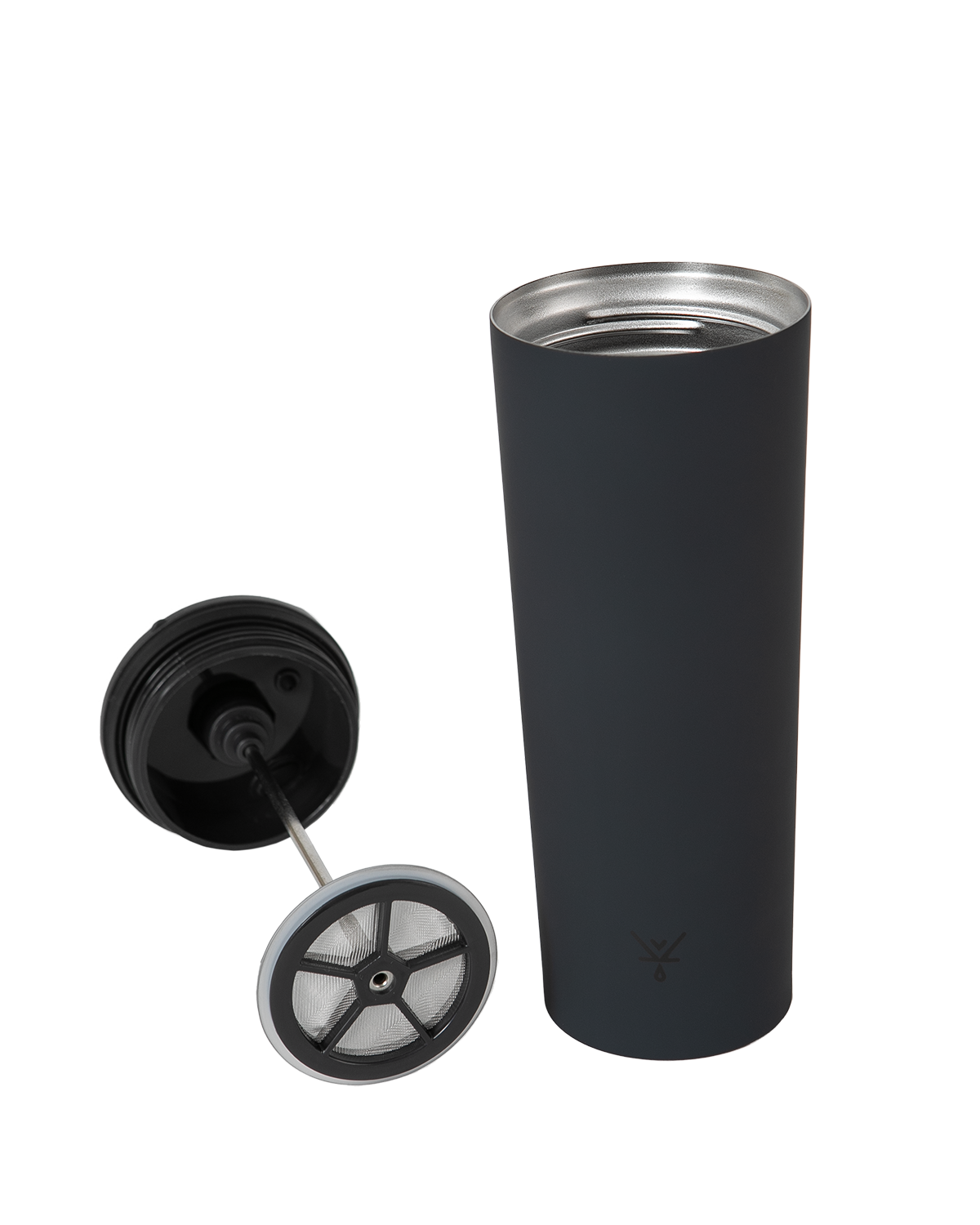 Prensa Francesa Portatil Negro 450 ml