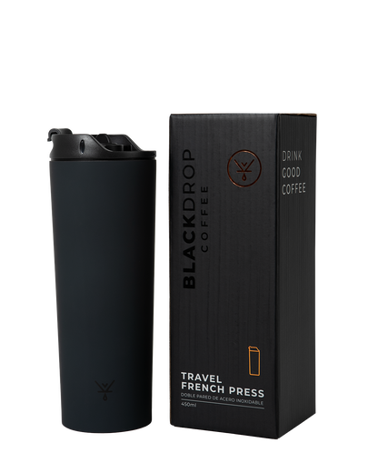 Prensa Francesa Portatil Negro 450 ml