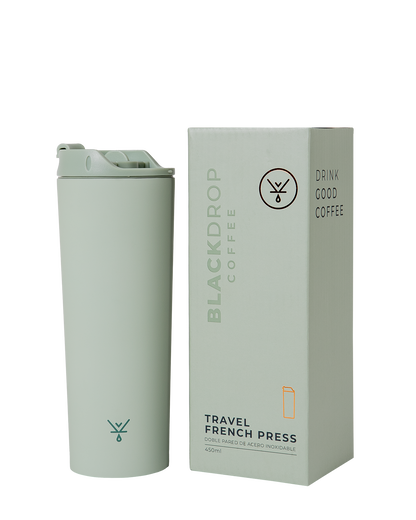 Prensa Francesa Portatil Verde 450 ml